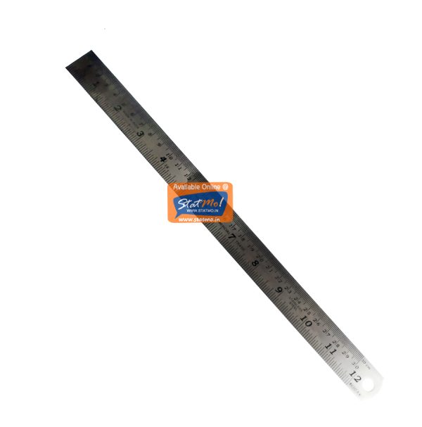 Index Stainless Steel Ruler 30cm by StatMo.in