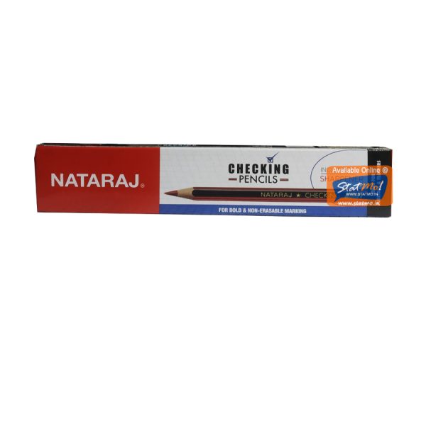 Nataraj Checking Pencils Red by StatMo.in