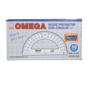 Omega Deluxe Protractor Semi-Circular by StatMo.in