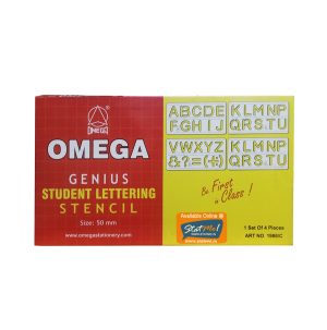 Omega Genius Student Lettering Stencil 50mm by StatMo.in