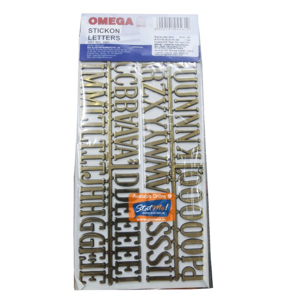 Omega Stickon Letters 25mm by StatMo.in