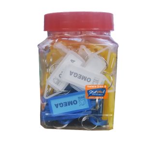 Omega Key Chain Elegant Jar 50pcs by StatMo.in