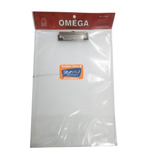 Omega Transparent Exam Clip Board by StatMo.in