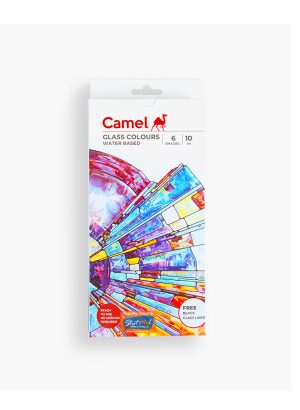 Camel Glass Colours Water Based 6 Shades 10Ml by StatMo.in