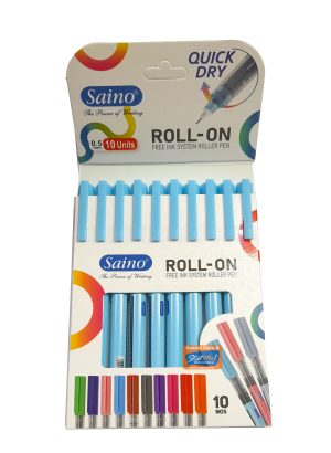 Saino Rollo-ON Free Ink System Roller Pens by StatMo.in