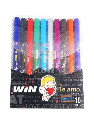 Win Te Amo Assorted Color Ball Pens by StatMo.in