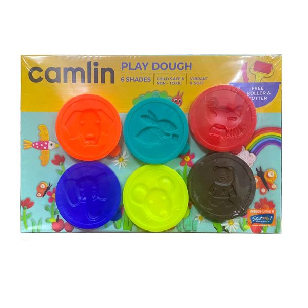 Camlin Play Dough 6 Shades by StatMo.in