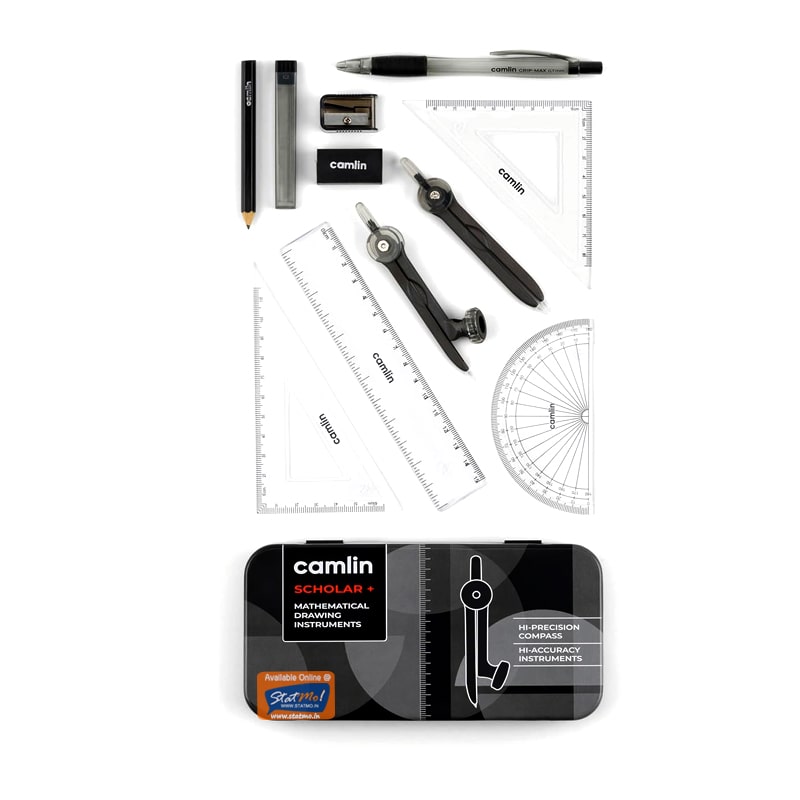 Camlin Scholar Plus Mathematical Drawing Instrument – StatMo