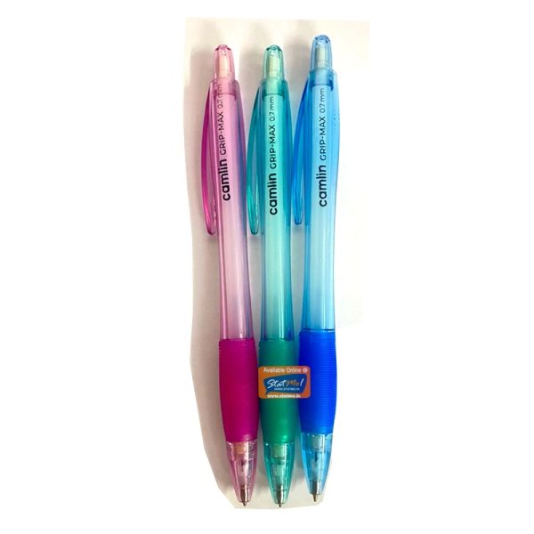 Camlin Grip Max Mechanical Pencil Set of 5 by Statmo.in