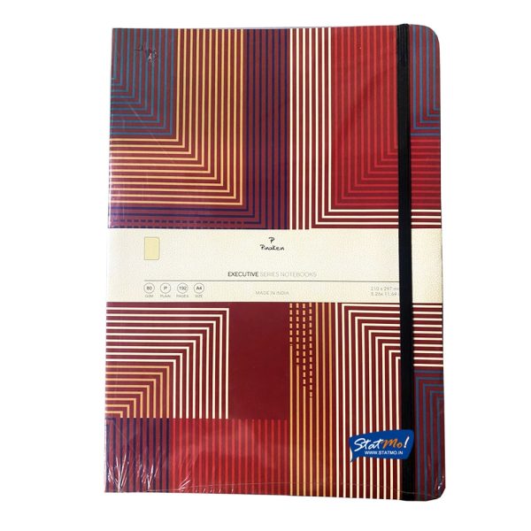 Pinaken Executive Series Notebook A4 Ruled Lines by StatMo.in