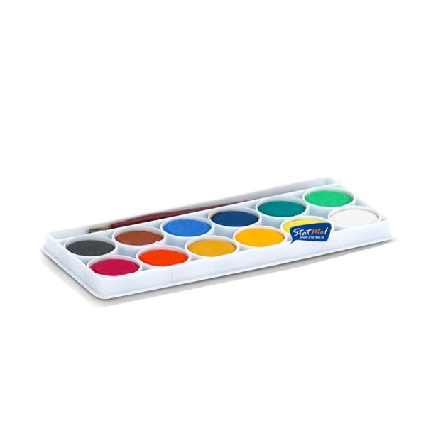 Camel Students Water Colour Cakes 12 Shades Junior by StatMo.in