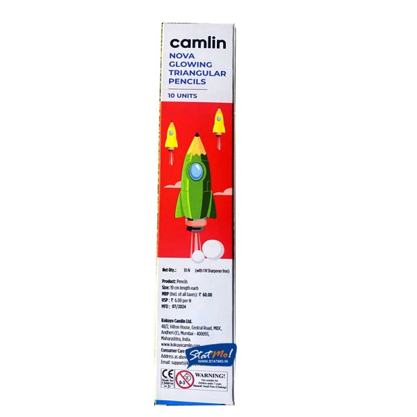 Camlin Nova Glowing Triangular Pencils by StatMo.in