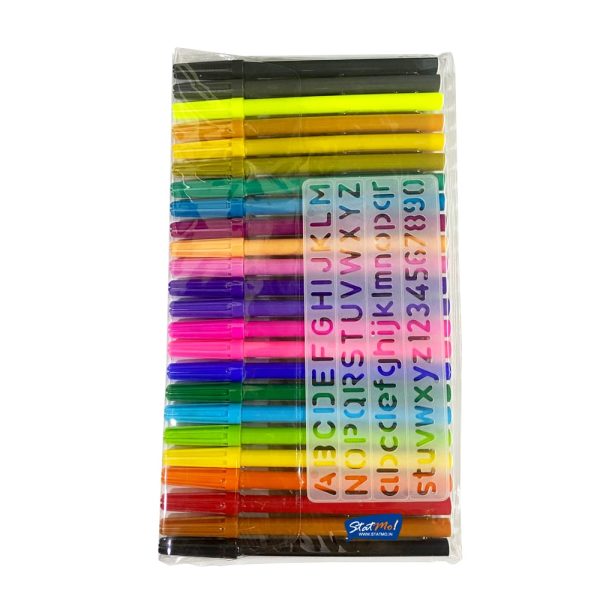 Camlin Sketch Pens 24 Shades by StatMo.in