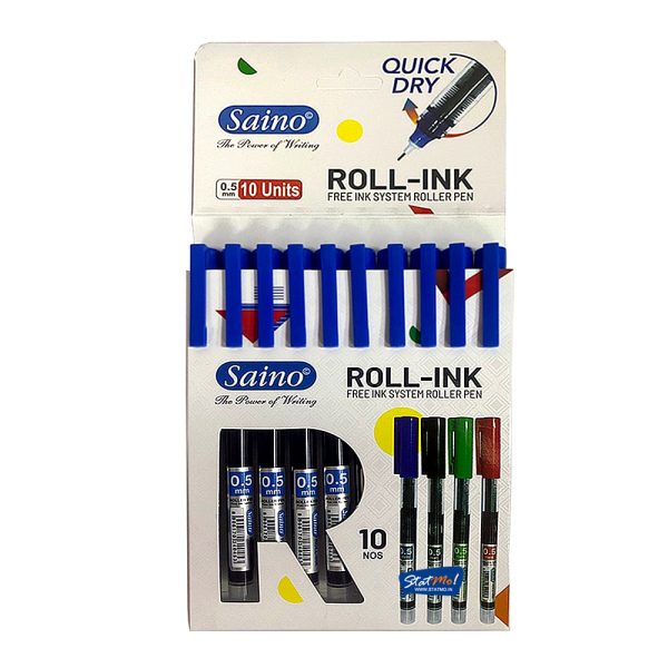 Saino Roll-Ink Free Ink System Roller Pen by StatMo.in