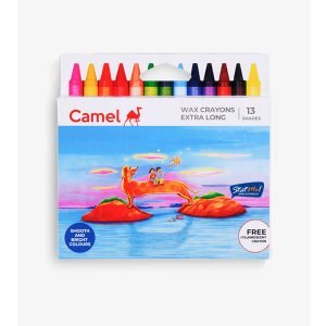 Camel Wax Crayons Extra Long 13 Shades by StatMo.in