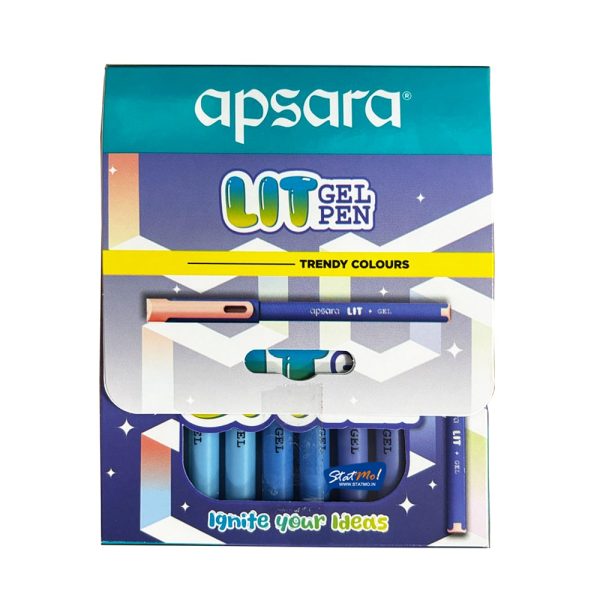 Apsara Lit Gel Pens by StatMo.in