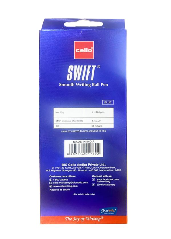 Cello Swift Ball Pen by StatMo.in