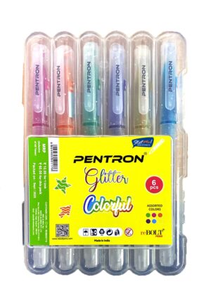 Rebolt Pentron Glitter Colorful Gel Pens by StatMo.in