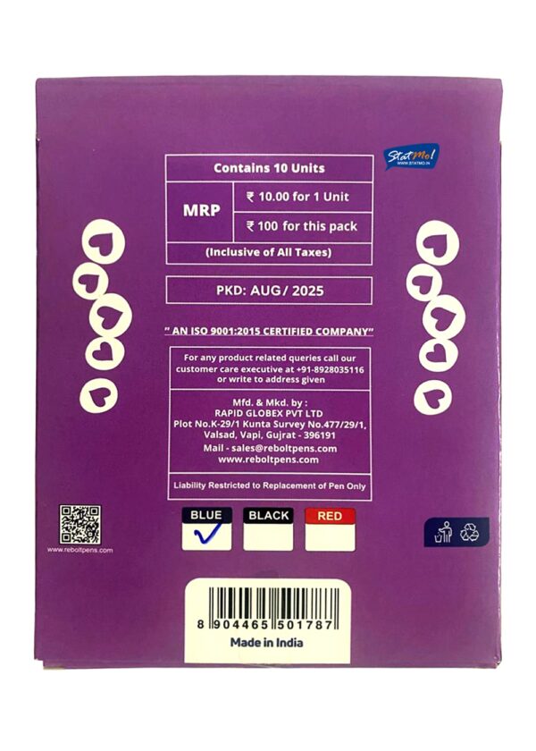 Rebolt Twist Ball Pen by StatMo.in