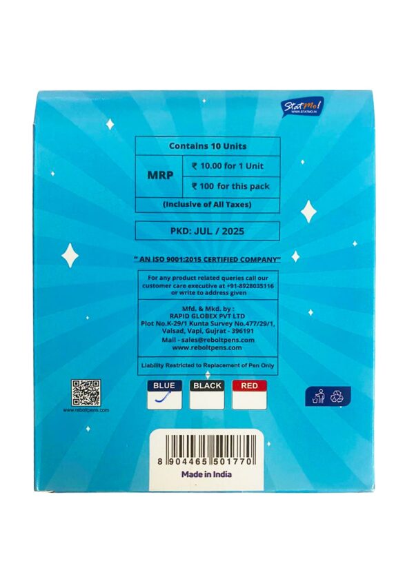 Rebolt Pentron Cubix Gel Pens by StatMo.in