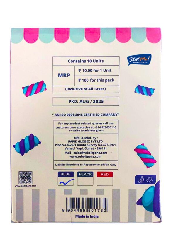 Rebolt Top Gel Pens by StatMo.in