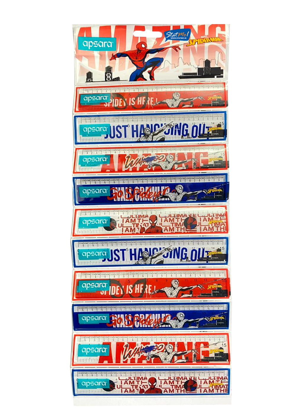 Apsara Ruler Apsara Spider-Man Scale (Pack of 10) – StatMo