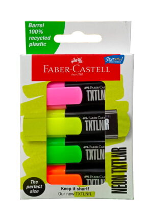 Faber Castell Neon Textliner Assorted by StatMo.in