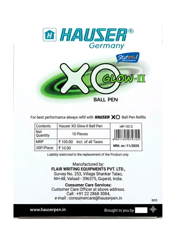 Hauser Glow-II Ball Pen by StatMo.in