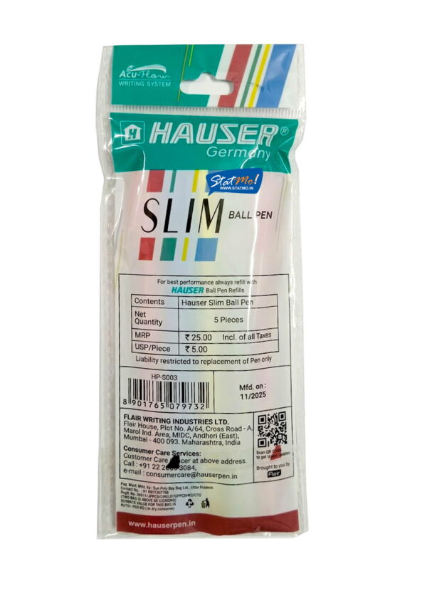 Hauser Slim Ball Pen by Statmo.in
