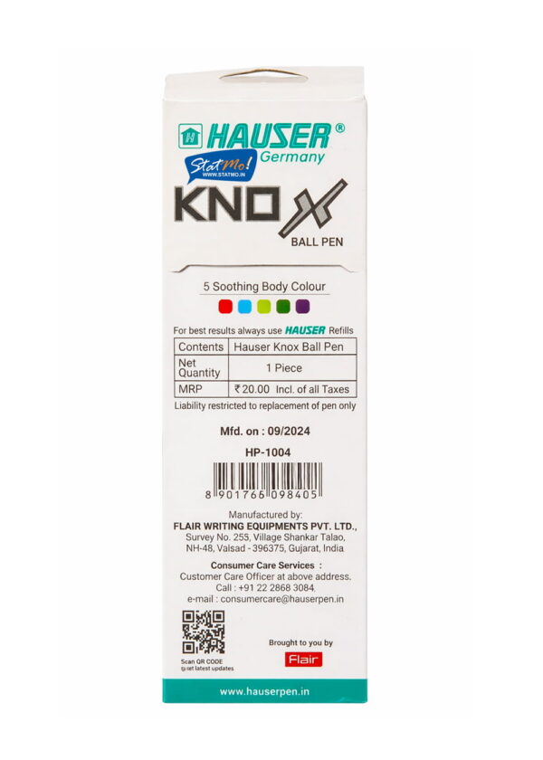 Hauser Knox Ball Pen by StatMo.in