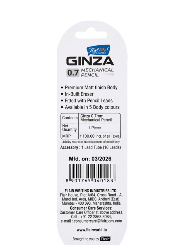 Pierre Cardin Ginza Mechanical Pencil 0.7mm by StatMo.in