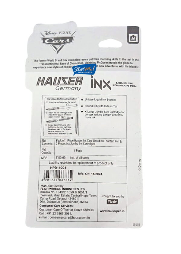 Hauser Inx Rust-Eze Liquid Fountain Pen by StatMo.in