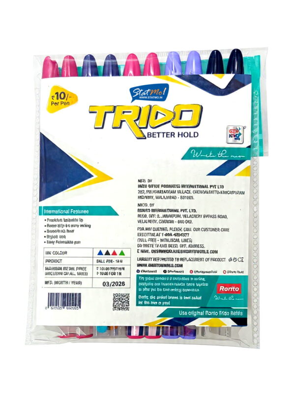 Rorito Trido Ball Pens by StatMo.in