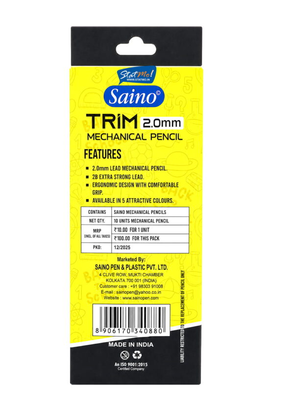 Sain Trim 2.0mm Mechanical Pencil by StatMo.in