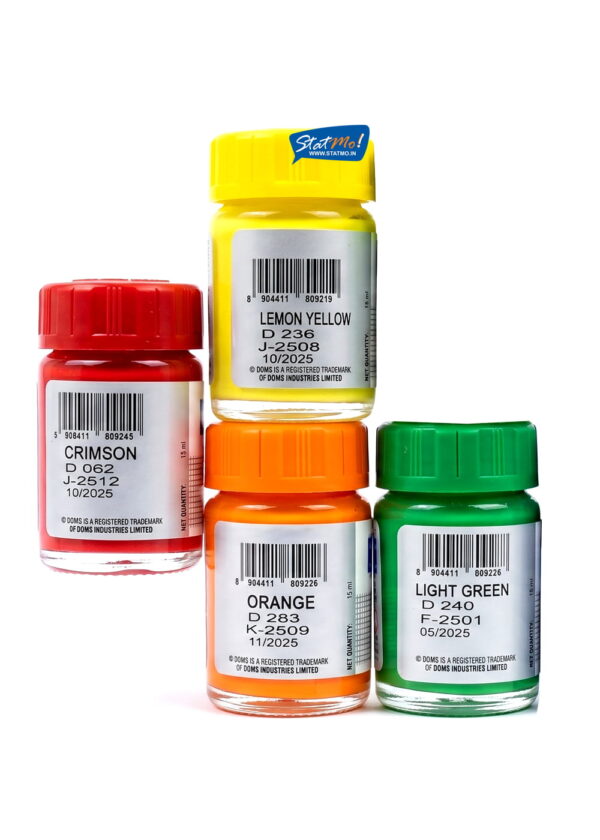 Doms Acrylic Colours 12 Shades by StatMo.in