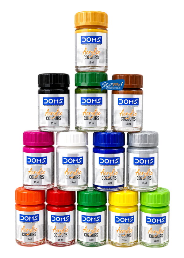 Doms Acrylic Colours 15ml by StatMo.in