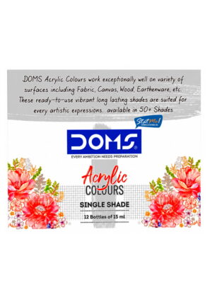 Doms Acrylic Colours 15ml by StatMo.in