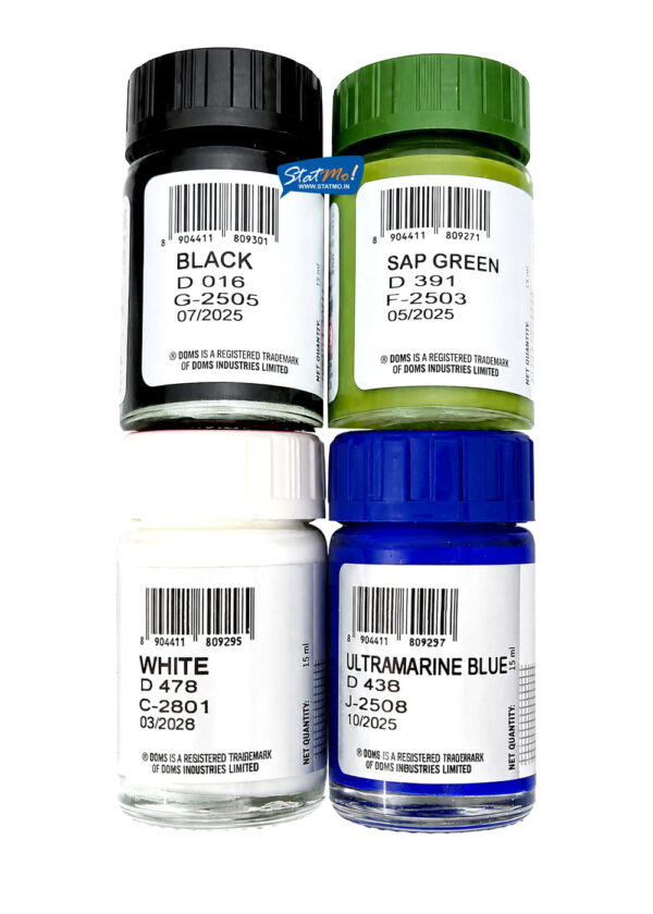Doms Acrylic Colours 6 Shades by Statmo.in