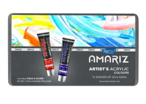Doms Amariz Artist Acrylic Colours Tubes 14 Shades by StatMo.in