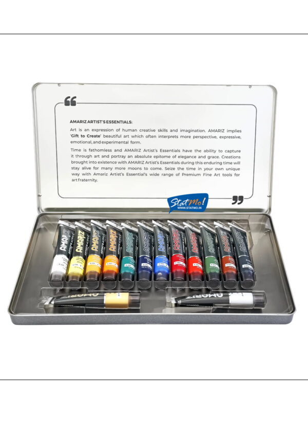 Doms Amariz Artist Acrylic Colours Tubes 14 Shades by StatMo.in