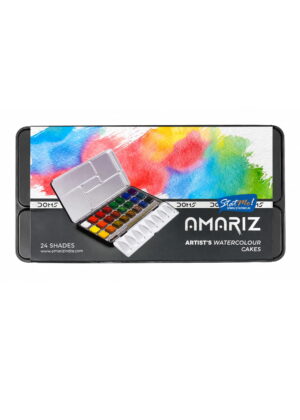 Doms Amariz Artist Water Colour Cakes 24 Shades by StatMo.in