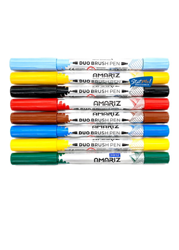 Doms Amariz Duo Brush Pens 14 Shades by StatMo.in