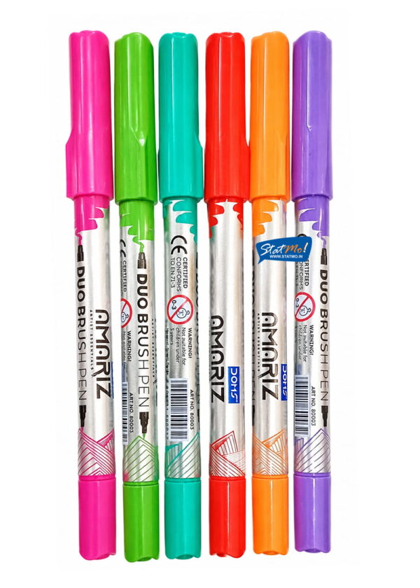 Doms Amariz Duo Brush Pens 14 Shades by StatMo.in