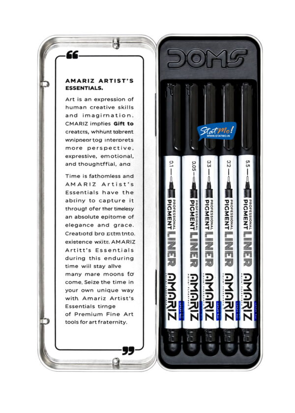 Doms Amariz Professional Pigment Liners by Statmo.in