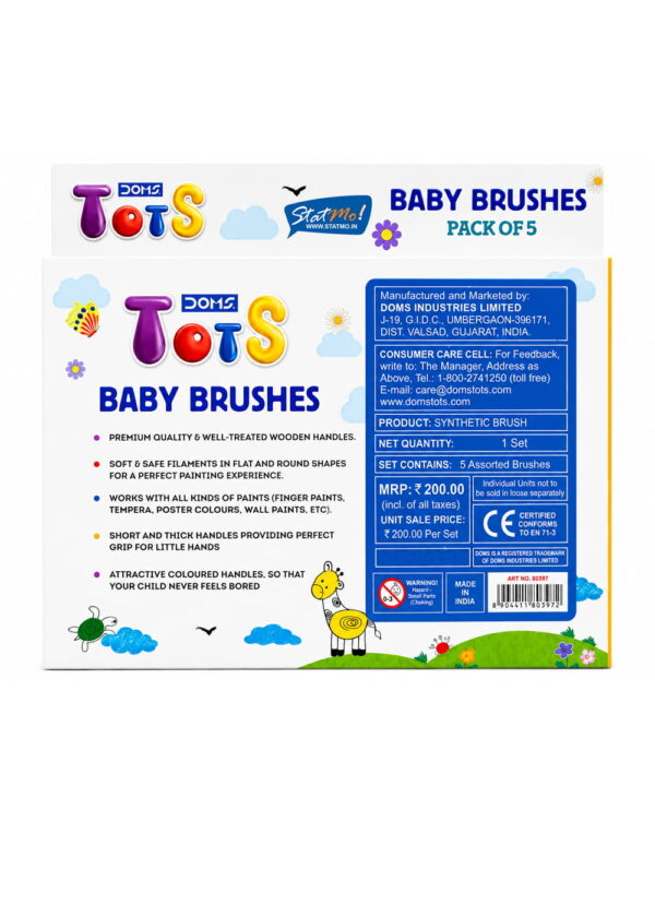 Doms Tots Baby Brushes Panting by StatMo.in