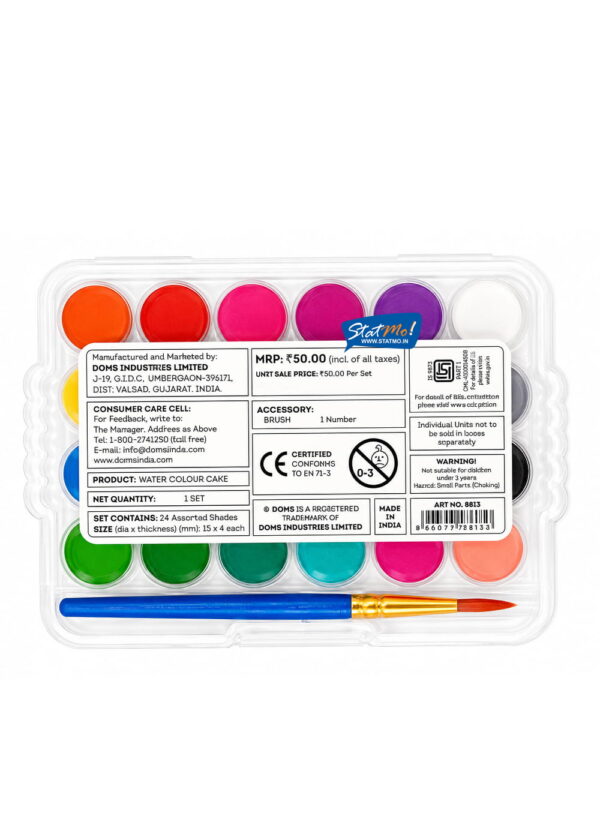 Doms Water Colour Cake 24 Shades by StatMo.in