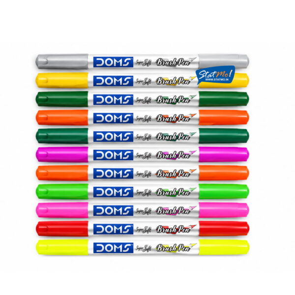 Doms Brush Pens Colour 26 Shades by StatMo.in