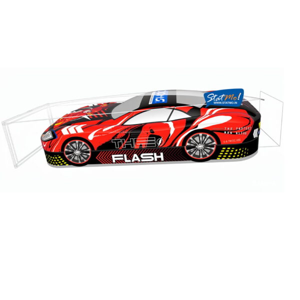 Doms Flash Car Metal Pencil Box by StatMo.in