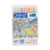 Doms Metallic Marker Pens 10 Shades by StatMo.in