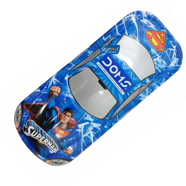 Doms Superman Car Metal Pencil Box by StatMo.in